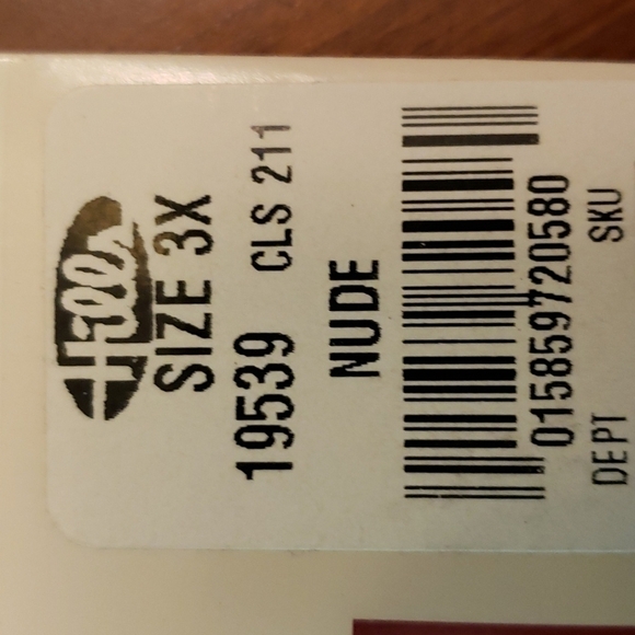 3 Pair Pantyhose Vintage Matisse Fuller Figure 3X Nude Ivory Black NIB - Picture 5 of 15